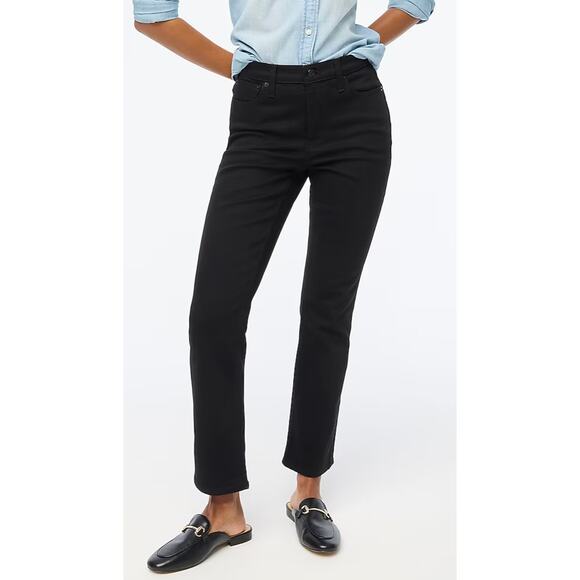 J.Crew Factory Store Denim - J Crew Factory | Flare crop black jean in all-day stretch | Sz 28